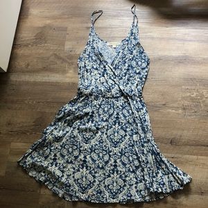 LOVESTITCH White and Blue Dress